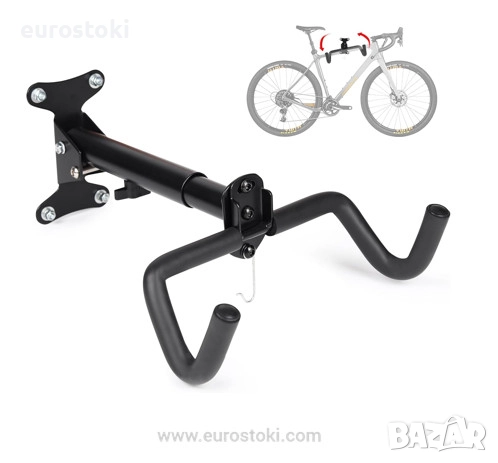 Стенна стойка за велосипед за велосипед, държач за велосипед, стенен монтаж, снимка 1