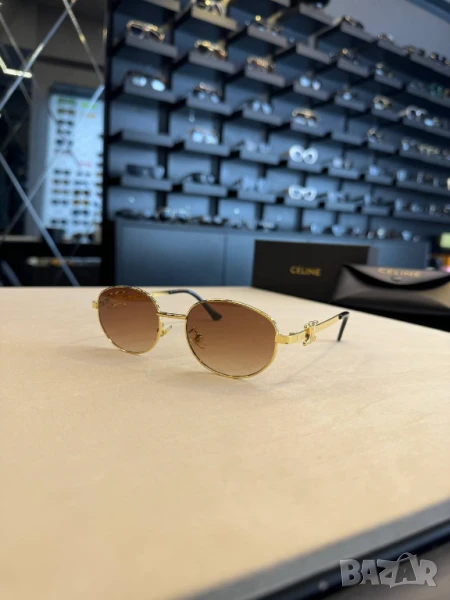 очила с черен обикновен калъф и ув защита celine, снимка 1