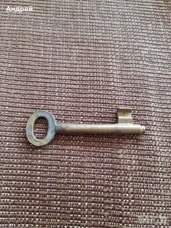 Стар метален ключ #14, снимка 1