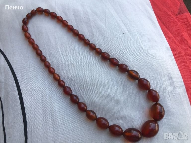 старо кехлибарено колие /гердан, огърлица/, снимка 1