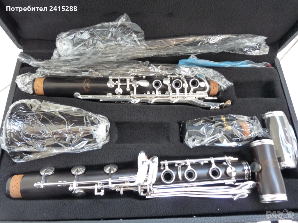 Продавам чисто нов Сол кларинет Бьом система дървен, снимка 1