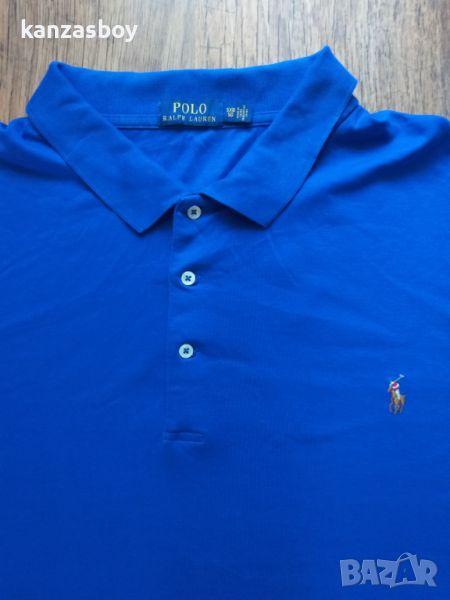 polo ralph lauren men's blue polo t shirt 5xb - ГОЛЯМА МЪЖКА ТЕНИСКА 5ХЛ КАТО НОВА, снимка 1