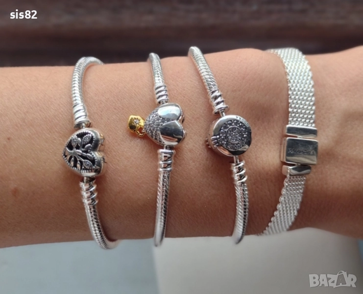 Сребърни гривни Pandora , снимка 1