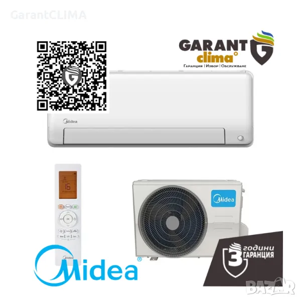 Midea Nordic MSEPBU-12HRFN8-IE, снимка 1