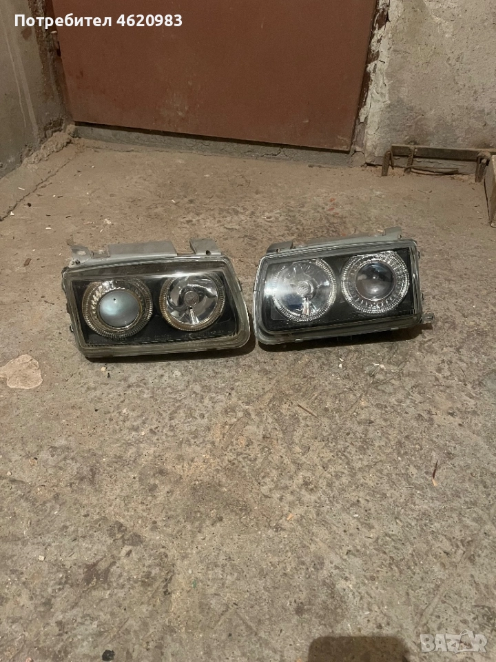 Кристални фарове Angel Eyes Ангелски очи Опел Астра , Сеат Ибиза , Opel Astra , Seat Ibiza, снимка 1