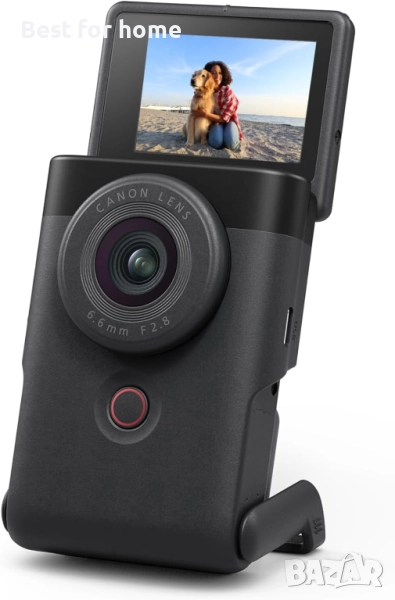 Canon PowerShot влог камера 19 мм широкоъгълен обектив, 4K видео, разпознаване на лица, вграден микр, снимка 1