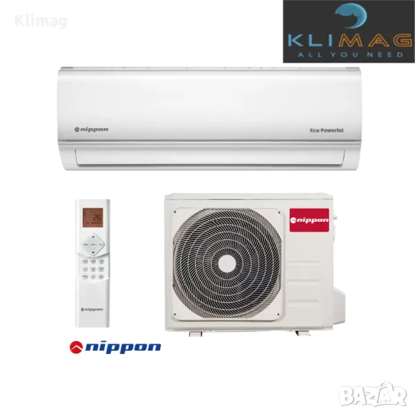 Инверторен климатик Nippon KFR 24DCA Eco Powerful 24000 BTU, снимка 1