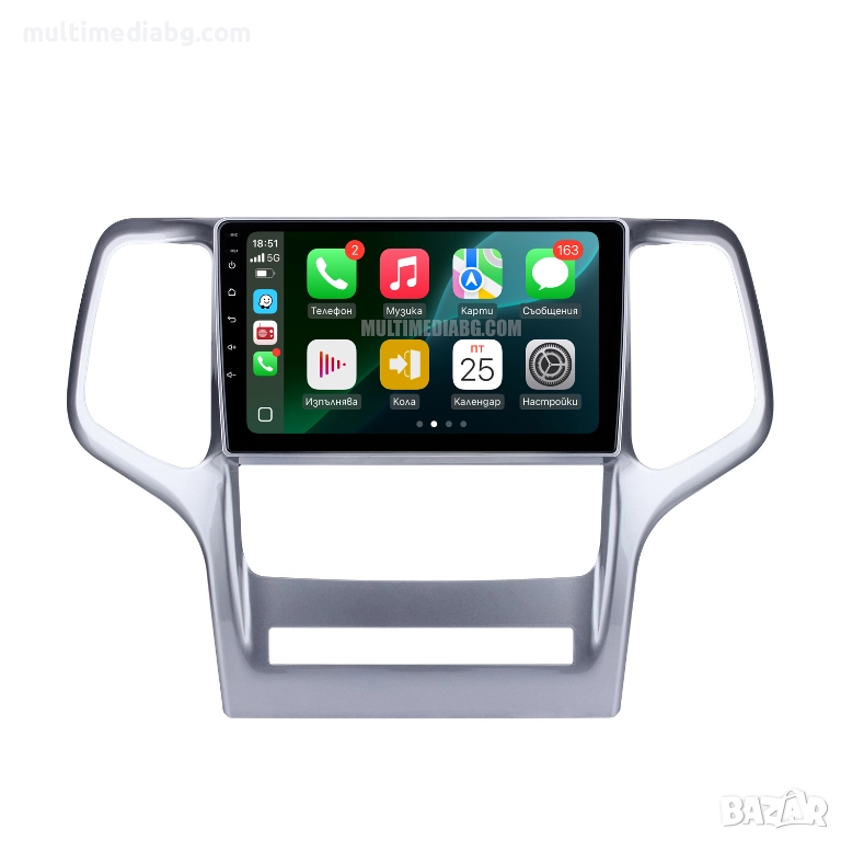 Jeep Grand Cherokee 2008-2012 Мултимедия Навигация Android, снимка 1