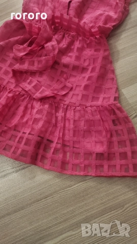 цикламена рокля, снимка 3 - Рокли - 51556219