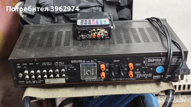 technics model SU-8022K stereo audio amplifier +digital tuner/USB/SDcard input 40 memory channels., снимка 2 - Ресийвъри, усилватели, смесителни пултове - 53926446