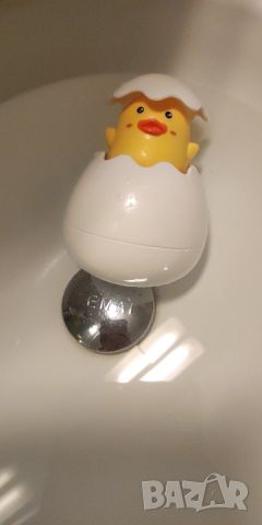 Детска забавна играчка за вана жълто пате в яйце , снимка 2 - Други - 45709436