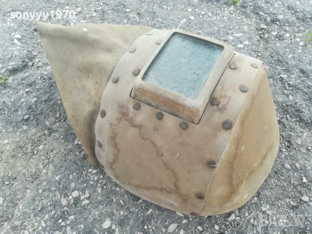 АНТИКА-СТАРА МАСКА ЗА ЗАВАРЯВАНЕ-РЕЛИКВА 0706251813LCHERY, снимка 2 - Антикварни и старинни предмети - 50585372