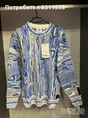 Carlo Colucci - Пуловер син - М размер