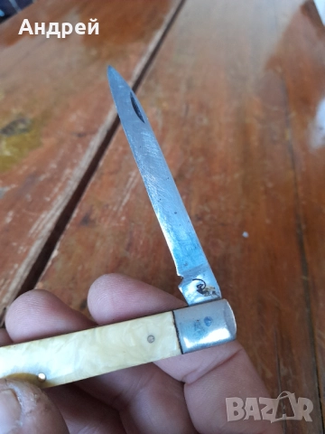 Стар джобен нож,ножче,ножка #159, снимка 7 - Други ценни предмети - 52283427