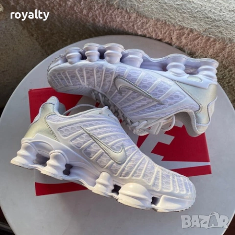 Nike Shox TL White Нови Бели Маратонки 36-46 Номер с Кутия 
