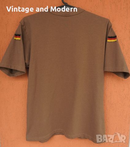 Бундесвер германска армия кафява тактическа тениска (М) , снимка 8 - Тениски - 45303957