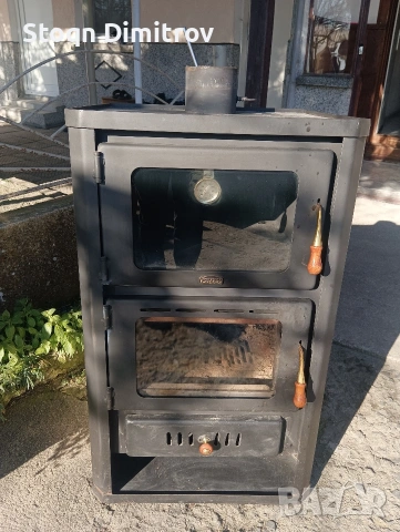 камина с водна риза, снимка 2 - Отоплителни печки - 53474814