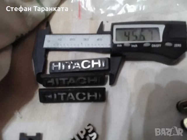 табелки от тонколони Hitachi , снимка 2 - Тонколони - 47644696