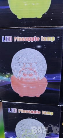 Коледна кристална въртяща се топка с Лед светлина, снимка 3 - Лед осветление - 52714950