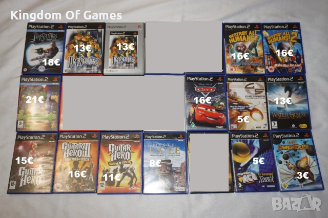 Игри за PS2 Time Splitters/Destroy All Humans/Lemmings/Disney Cars/Water Horse/Guitar Hero 3