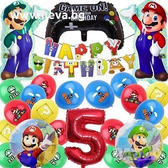 Декорация за рожден ден "Super Mario"