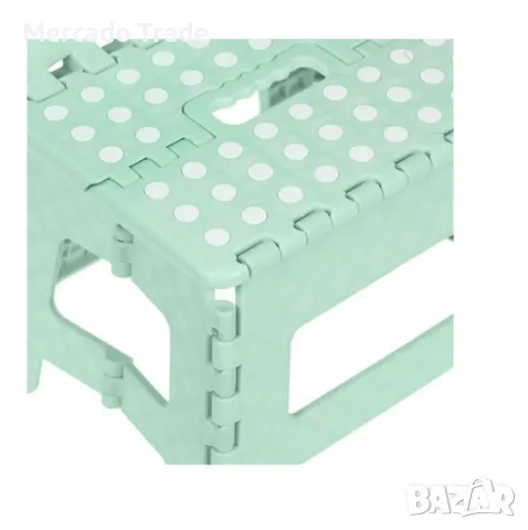 Сгъваемо столче - стъпало за деца Mercado Trade, С дръжка, Зелен, снимка 4 - Столчета за хранене - 49720505