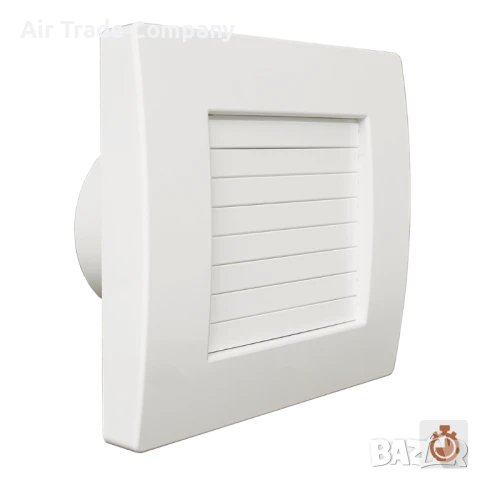 QA/ Ø150T – Битов вентилатор с автоматични жалузи и таймер