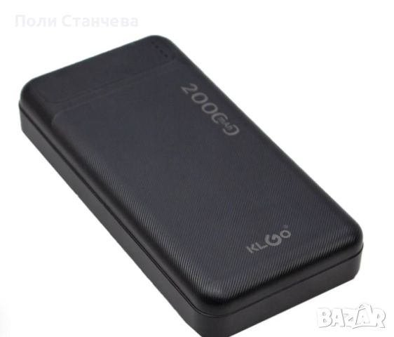 Преносима батерия KLGO 20000mAh Power Bank KP-21, снимка 5 - Външни батерии - 45602994