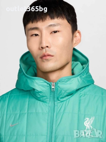2024-25 Liverpool Nike Fleece Lined Hooded Jacket Оригинал Код 913, снимка 4 - Якета - 52658315