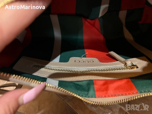 Елегантна чанта – класическа визия в стил Gucci, снимка 3 - Чанти - 52566327