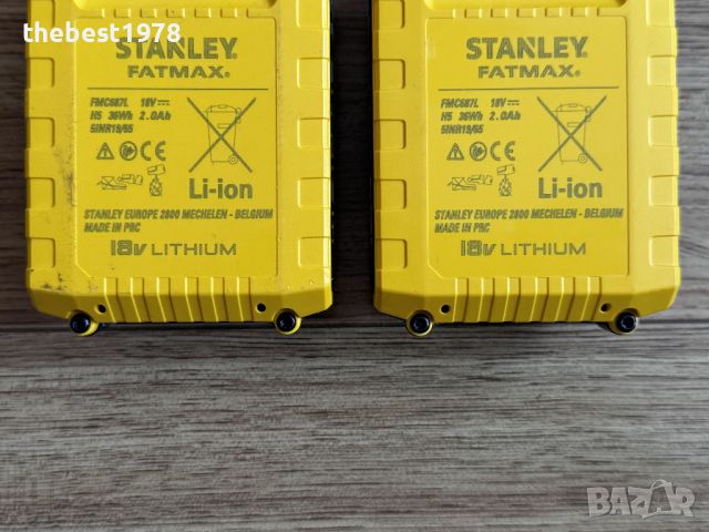 Stanley FatMax 18V Ударен Винтоверт Безчетков+Куфар+Две Батерии, снимка 7 - Винтоверти - 46165174