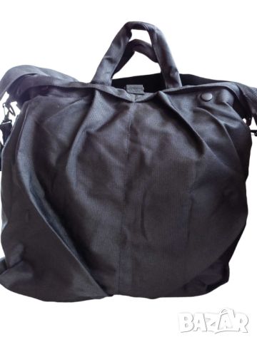 Туристическа чанта със щампа Mil-Tec, Унисекс, Черна, 47х45х14 см, снимка 2 - Чанти - 45685021