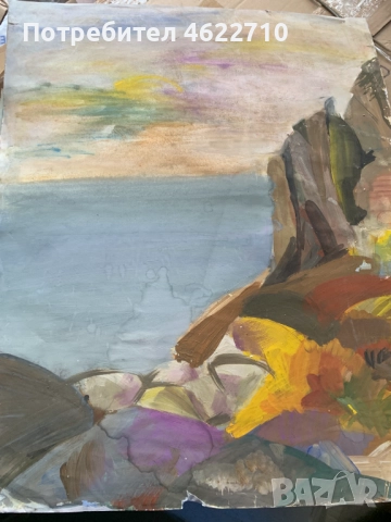 картина морски пейзаж , снимка 2 - Картини - 52458088