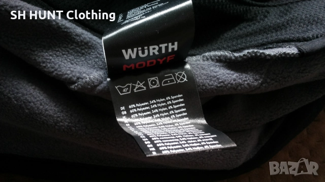 WURTH MODYF M456239 Anthracite Performance Fleece Jacket размер L работна горница W4-70, снимка 18 - Суичъри - 51947048
