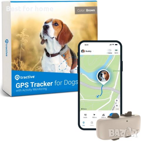 Tractive GPS Tracker & Здравен мониторинг за кучета, снимка 1 - За кучета - 46645971