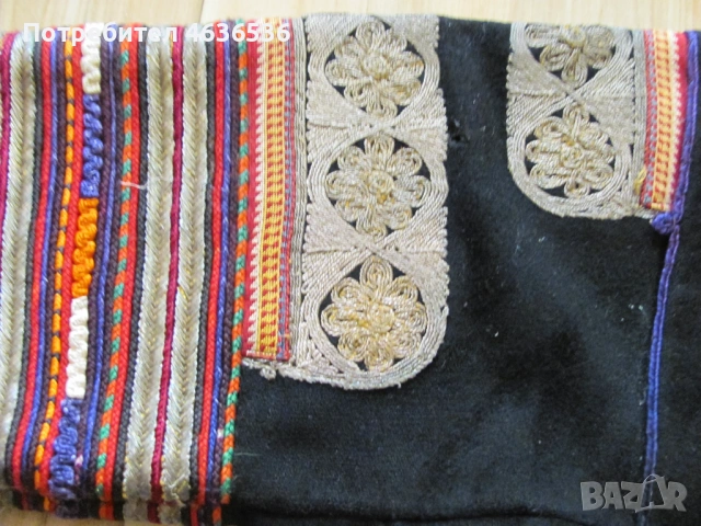 19век женска носия ,златна сърма, снимка 6 - Антикварни и старинни предмети - 54040028