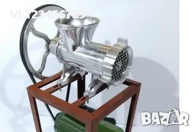 Електрическа Месомелачка Алуминиева 32 номер с електромотор, снимка 2 - Месомелачки - 50701018