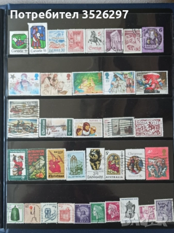 Колекция от марки на тема Религия и тема Изкуство, снимка 5 - Филателия - 52025987