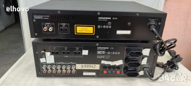 Стерео усилвател, cd player Grundig, V101, CD101, снимка 5 - Ресийвъри, усилватели, смесителни пултове - 46139564