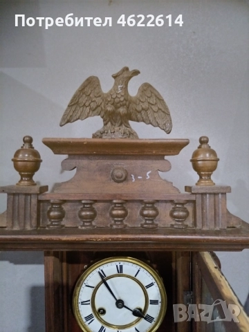 МНОГО КРАСИВ СТЕНЕН ЧАСОВНИК РАБОТЕЩ , снимка 2 - Антикварни и старинни предмети - 52749176