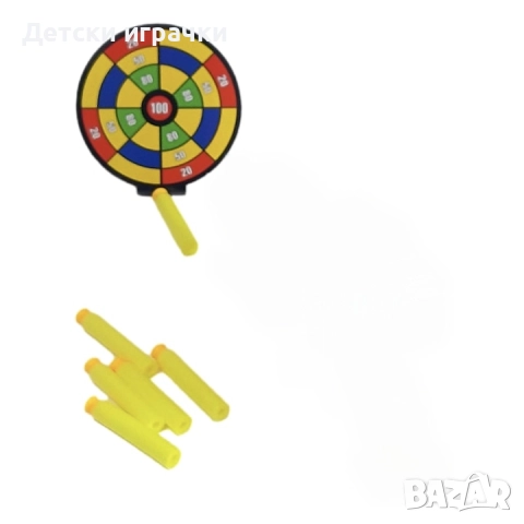 Пистолет Бластер с меки патрони и мишени, снимка 3 - Други - 52094274