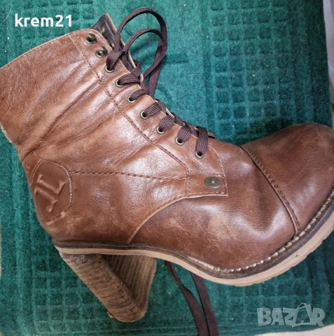 Jette дамски обувки на ток номер 38, снимка 3 - Дамски ботуши - 53185558