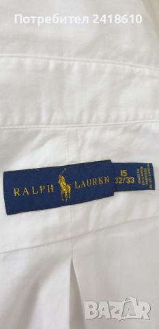 POLO Ralph Lauren Slim Fit  Cotton Mens Size M /15/32/33 ОРИГИНАЛ! НОВО! Мъжка Риза!, снимка 12 - Ризи - 46010290