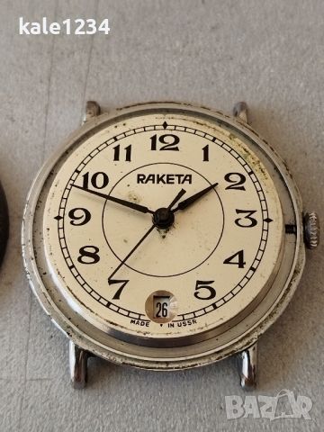 Часовник РАКЕТА. USSR. Vintage watch. Механичен механизъм. Мъжки , снимка 3 - Мъжки - 46561114