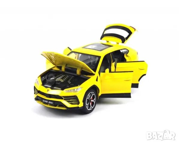 Метален джип Lamborghini Urus – Пушек, звук и светлина, снимка 4 - Коли, камиони, мотори, писти - 48804121