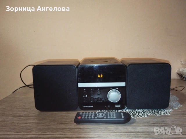 Микро аудио стерео система Medion MD 84352 – Bluetooth / CD / USB /Aux/ Радио + дистанционно 
