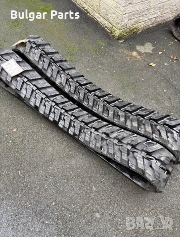 Гумени вериги за мини багери, верижни товарачи и строителни машини, снимка 5 - Резервни части за машини - 54209688