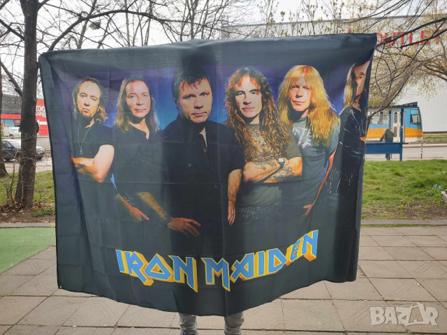 IRON MAIDEN -голям транспарант , снимка 3 - Китари - 44956935