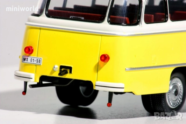 Robur LO 3000 автобус - мащаб 1:43 на IST моделът е нов в PVC дисплей-кейс, снимка 10 - Колекции - 53779743