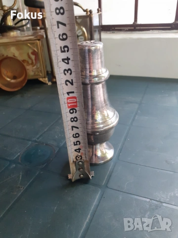 Уникална стара антикварна посребрена солница, снимка 7 - Антикварни и старинни предмети - 53296764